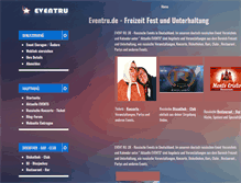 Tablet Screenshot of eventru.de
